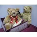 A Steiff 'Bertie' Limited Edition of 1500 Growling Bear in box, Harrod's Sam Bear.