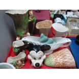 Hornsea, Eastgate, Sylvac Ware, Swarovski squirrel (boxed), pottery Mickey Mouse money box stamped