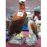 Beswick 'Golden Eagle' Liquor Bottle, Kestrel Beneagles for Peter Thompson. (2)