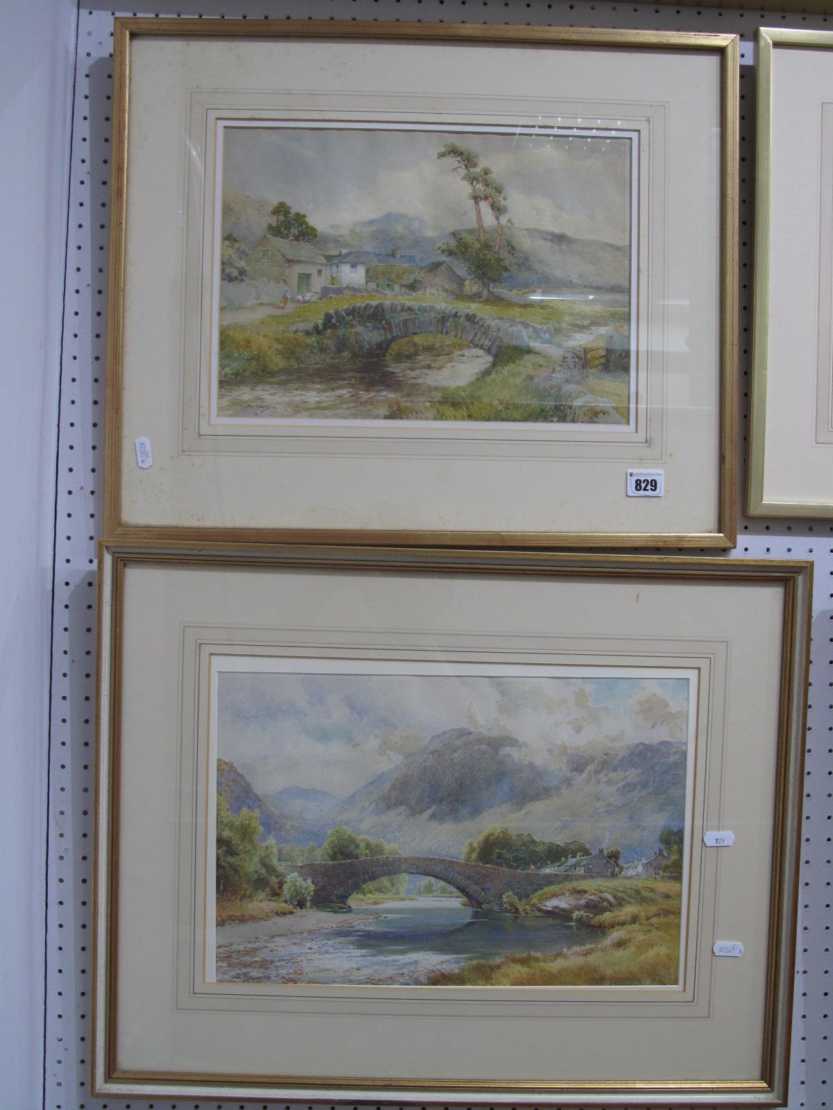 Ralph Johnson (Newcastle Artist) 1896 - 1980, 'Grange in Barrowdale', watercolour, signed lower
