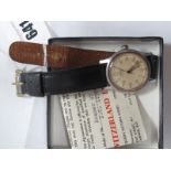 Roamer; A Military Style Vintage Gent's Wristwatch, the signed dial with Arabic numerals and