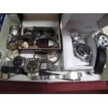 A Gent's Accurist Wristwatch, boxed, together with assorted vintage and modern wristwatches.
