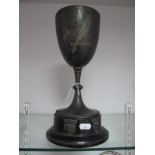 A Mappin & Webb Prince's Plate Trophy Cup, "Sheffield Ornithological Society Yorkshire Canary