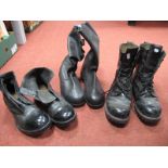 Three Pairs of Mid XX Century Boots, including British Hob Nail boots.