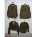 Four Mid XX Century Female Military Tunics, all British Princess Royal's Volunteer Corps - First Aid