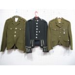 Three Post War Scottish Uniforms, Tunics, including Kings Own Scottish Borders, one No. 1, two No.