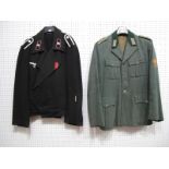 Two Reproduction Third Reich Tunics, including SS.