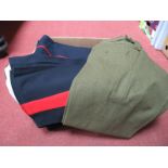 Ten Mid XX Century and Later Military Related Trousers, British noted.