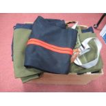 Ten Mid XX Century and Later Military Related Trousers, British noted.