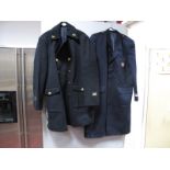 Two British Rail Overcoats.