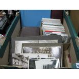 Two Albums of Mid XX Century Postcards and Greetings Cards, plus loose and albums of photographs:-