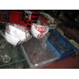 Tetley Pint Glasses, Carlsberg glasses, San Miguel glasses etc:- Four Boxes