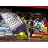 A Quantity of CD's, two puppets, toys:- Three Boxes