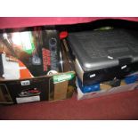 A Scalextric Star Wars Set (unchecked for completeness), five further Scalextric cars, diecast,