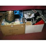 Remote Control Cars, Laser Challange Pro, jigsaws, Dalek, X Wing:- Two Boxes