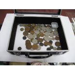 A Quantity of Predominately G.B. Pre-Decimal Base Metal Coins, some pre 1947 silver noted.