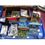 A Large Collection of Assorted Ladies Wristwatches, watch heads etc:- One Tray