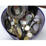Collection of Assorted Wristwatches, including Lorus, Citron, Timex, nurse's type watch, etc.