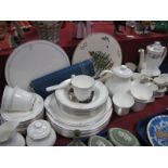 Royal Doulton 'Carnation' Dinner Ware, of thirty-six pieces; together with Paragon 'Cherwell' coffee