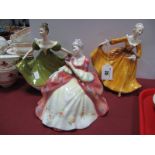 Royal Doulton Figurines 'Wistful' HN 2396, 'Lynne' HN 2329, 'Kirsty' HN 2381.