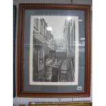 Stuart Walton (Leeds Artist) Whitelock's Pub, Leeds limited edition black & white print of 250