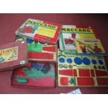 Three Mid XX Century Meccano Sets, including outfits No.4, No.6, boxed, unchecked.