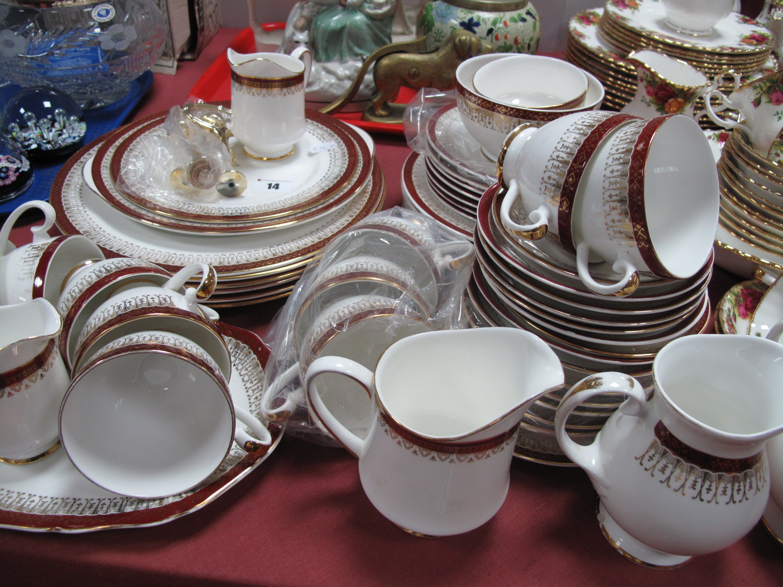 Grafton 'Majestic' and similar Royal Albert 'Holyrood' table China, approximately fifty six pieces.