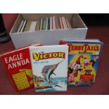 A Quantity of Pre and Post War Children's Annuals, including Aeroplane and Bumper annual and Teddy's