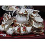 Royal Albert 'Old Country Roses' Table Ware, of forty one pieces (first quality), including tea