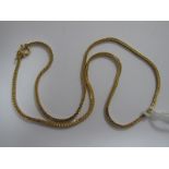 An 18ct Gold Foxtail Link Chain.