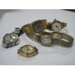 Four Vintage and Later Ladies Wristwatches, including Medana, Seiko, Sekonda, Gruen Precision and
