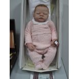 Ashton-Drake "Welcome Home Baby Emily" Baby Doll, in original box with certificate.