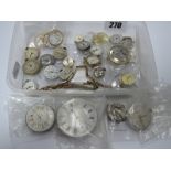 A Quantity of Watch Parts.