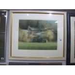 Kevin Hughes (Cornish Artist), Helebridge Mill, Watercolour, 37 x 48cm, signed lower left, Mall