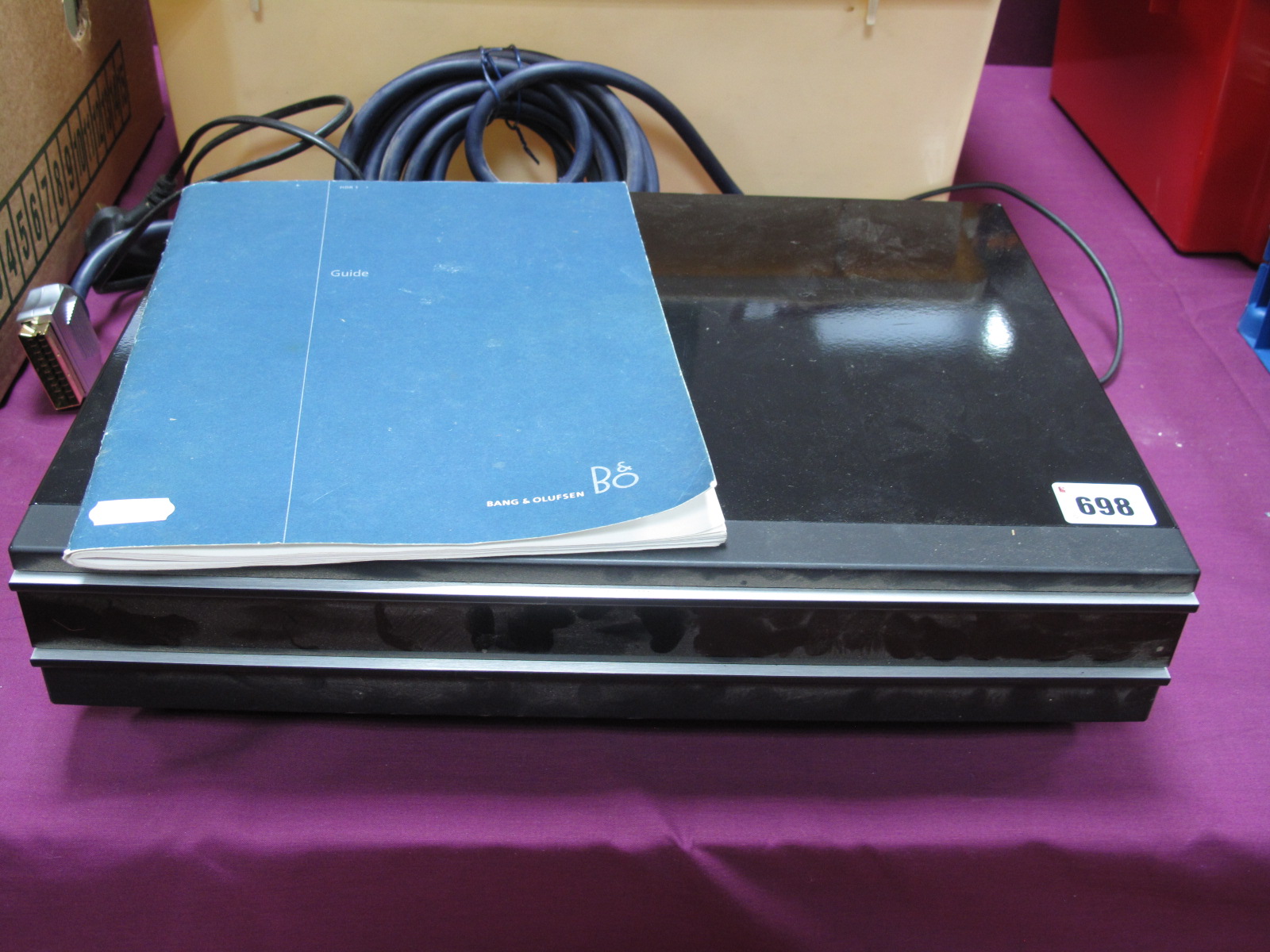 Bang & Olufsen HDR 1 Hard Disk Recorder, (80GB in black), with owner's manual, power and scart lead,