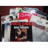 Indie Interest - a collection of vinyl to include artist Nick Cave, Blue Orchids, New Age