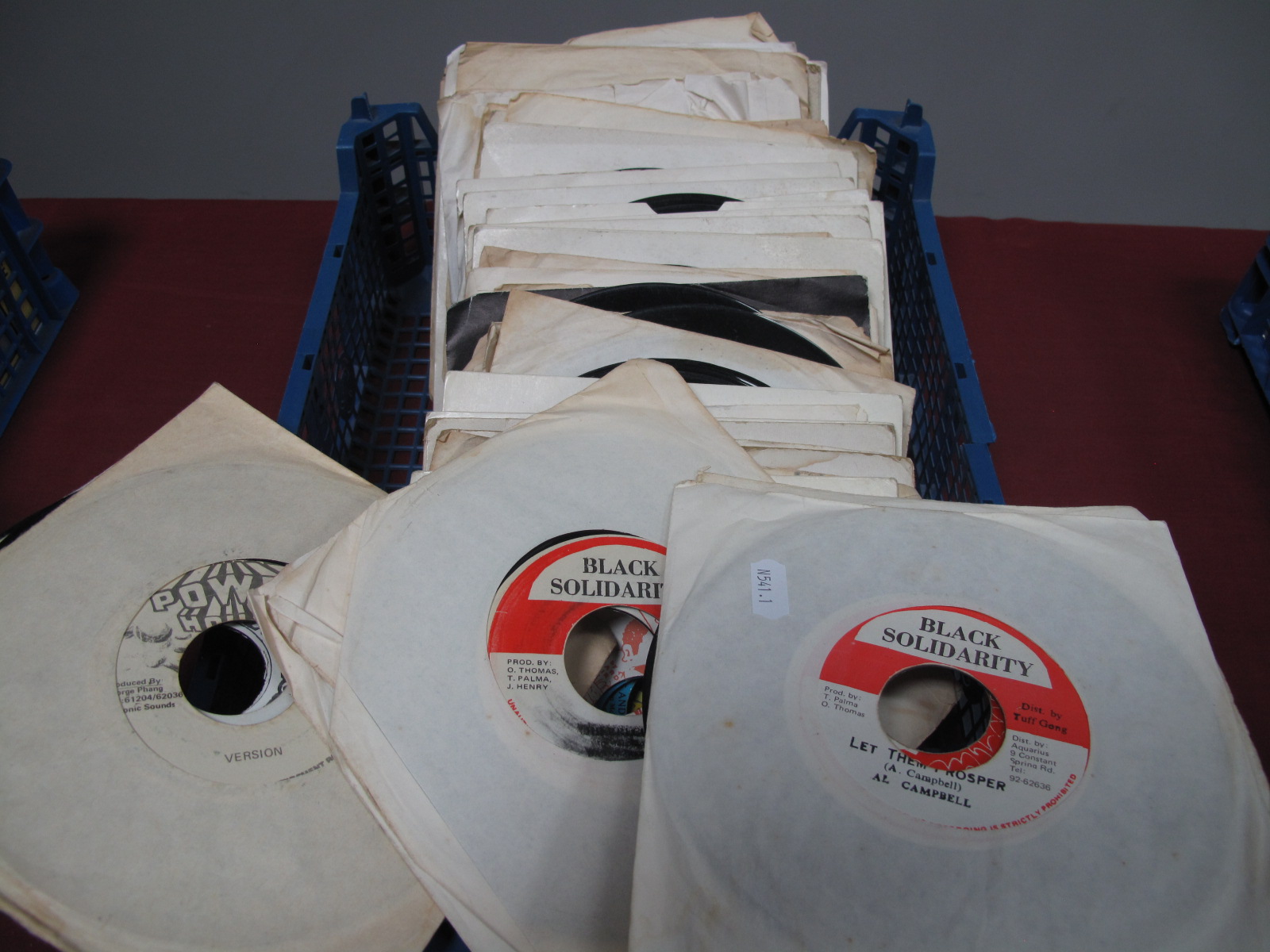 Reggae Interest - a collection of over seventy five Reggae/Dub 7" singles, mostly 1980's/90's