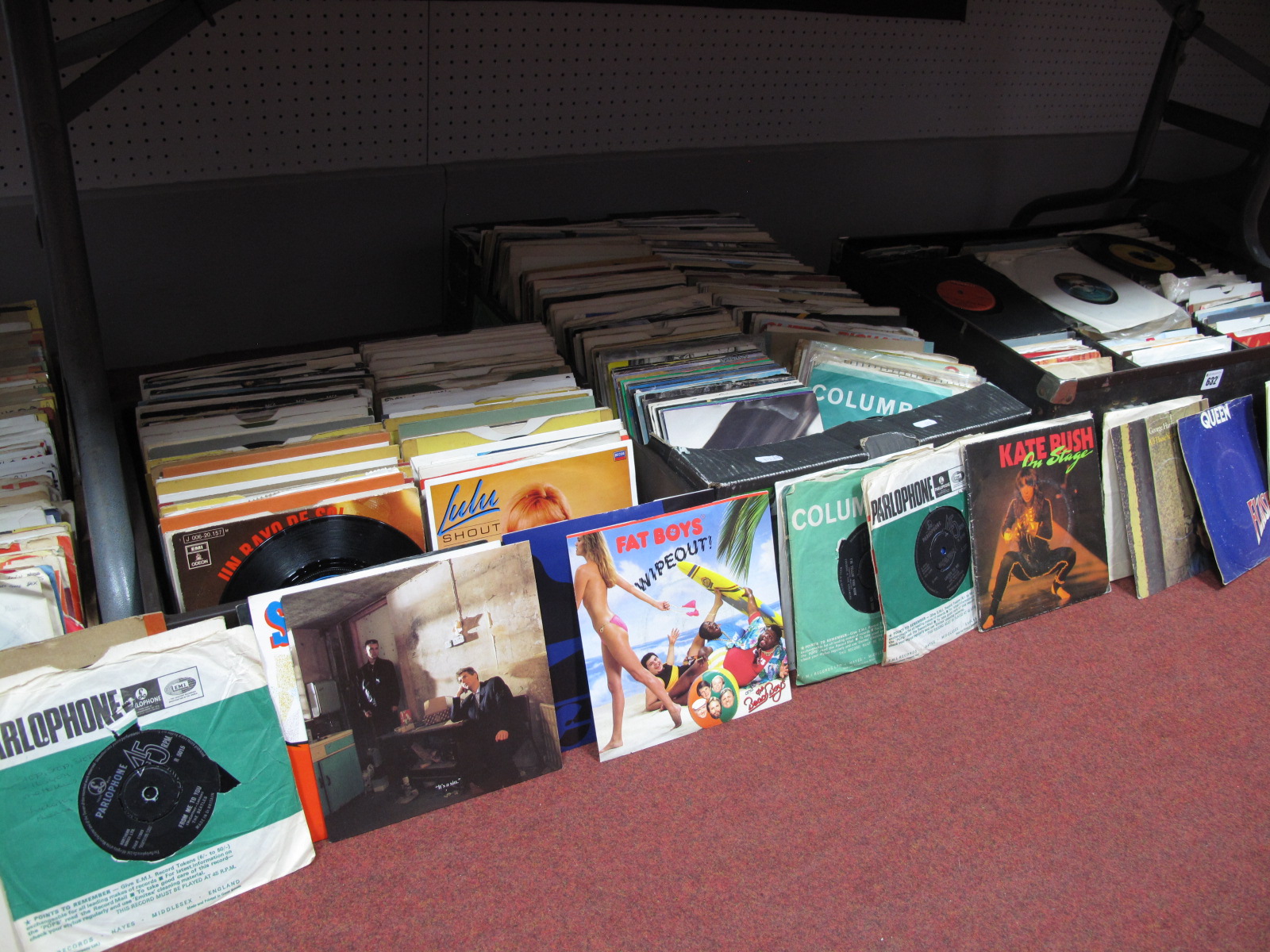 A Large Collection of 45RPM's, mixed genres - mostly 1960-1980's including, Nazareth, Madonna,