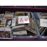 A Quantity of 45RPM's, mixed genres:- Three Boxes