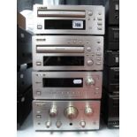 Audio: A TEAC H300 Four Section Mini Hi Fi Music System, incorporating and A-H300 Integrated