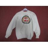 An Original Led Zeppelin 1979 Knebworth Sweatshirt, central motif on cream material, size tag