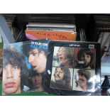 A Collection of Over Fifty Five L.P.'s, to include Rolling Stones, Beatles, The Who, Punk, Faces,