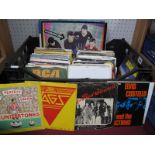 A Mixed Collection of L.P's, 12" and 7" Singles, to include The Undertones, Elvis Costello, Ian