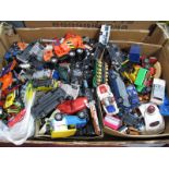 A Box of Diecast Model Vehicles, by Dinky, Corgi, Matchbox and other, playworn.