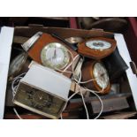 1960's Smiths, Metamec Mantel Clocks, Bentima 8-Day mantel clock etc:- One Box