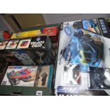 A Quantity of Plastic Model Aircraft and Vehicle Toys, including gyro copter, playworn.