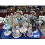 Leonardo, Regency Fine Arts, With You Always, Doulton and other figurines:- OneTray
