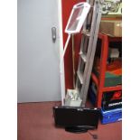 Digihome 22L TV, reading lamp, standard lamp, aluminium steps etc. untested sold for parts only.