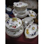 A Quantity of Royal Worcester 'Evesham' Dinnerwares, of appoximately twenty-eight pieces (tureens,