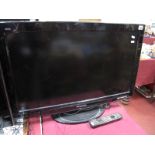 Panasonic LCD TV Viera, model no TX-L32U10BA,plus remote.